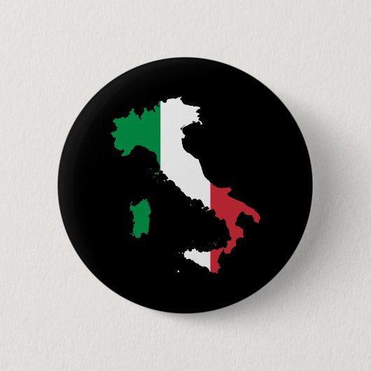 Badge Rond 5 Cm Italie (Devant)