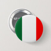 Badge Rond 5 Cm Italie-drapeau (Devant & derrière)