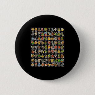 Badge Rond 5 Cm Italien-brainrot Gen Z Drôle Mème 90 Brainrot Char