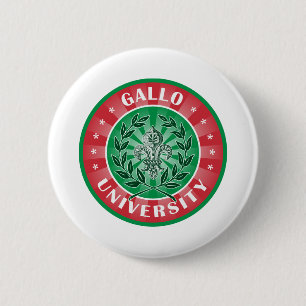 Badge Rond 5 Cm Italien d'université de Gallo