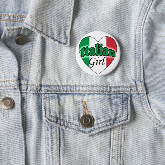 Badge Rond 5 Cm Italienne (En situation)