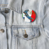 Badge Rond 5 Cm Italienne la "botte " (En situation)