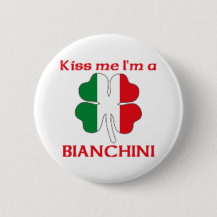 Badge Rond 5 Cm Italiens personnalisés m'embrassent que je suis