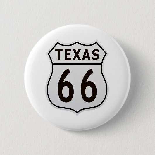 Badge Rond 5 Cm Itinéraire 66 le Texas (Devant)