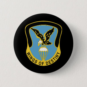 Badge Rond 5 Cm IUN - Brigade de l'aviation, 101e division aéropor