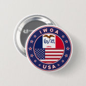 Badge Rond 5 Cm Iwoa (Devant & derrière)