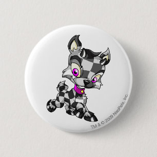 Badge Rond 5 Cm Ixi Checkered