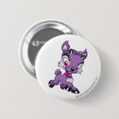 Badge Rond 5 Cm Ixi pourpre (Devant & derrière)
