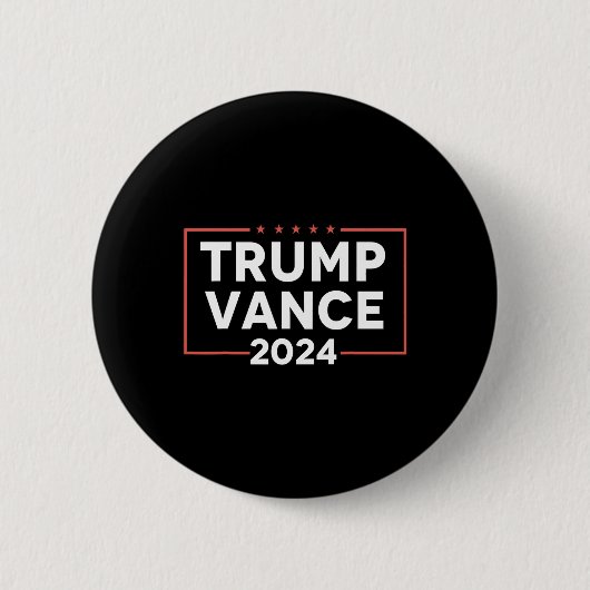 Badge Rond 5 Cm J D Vance 2024 (Devant)