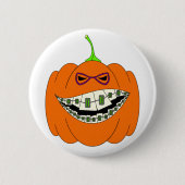 Badge Rond 5 Cm Jack-O-Croisillons (Devant)