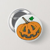 Badge Rond 5 Cm Jack-o'-lantern (Devant & derrière)