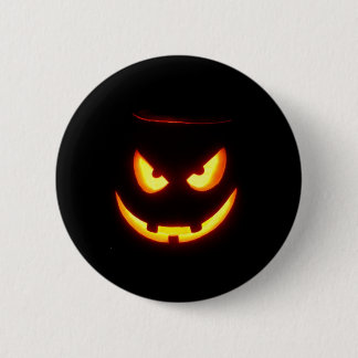 Badge Rond 5 Cm Jack-o'-lantern éffrayant