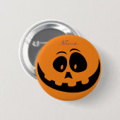 Badge Rond 5 Cm Jack O'lantern Smile Thunder_Cove (Devant & derrière)