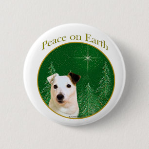 Badge Rond 5 Cm Jack Russell Terrier Paix