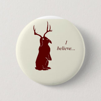 Badge Rond 5 Cm jackalope