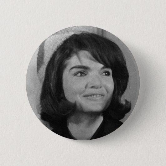 Badge Rond 5 Cm Jackie Kennedy (Devant)