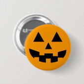 Badge Rond 5 Cm JackOLantern, bouton classique (Devant & derrière)