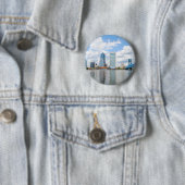 Badge Rond 5 Cm Jacksonville, la Floride (En situation)