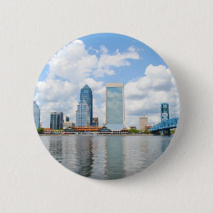 Badge Rond 5 Cm Jacksonville, la Floride