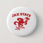 Badge Rond 5 Cm Jacksonville State University JAX State Gamecocks (Devant)