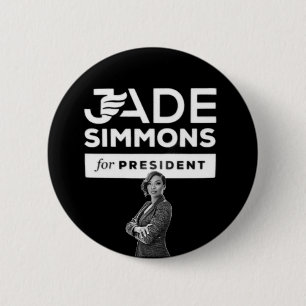 Badge Rond 5 Cm Jade Simmons for President