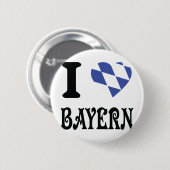 Badge Rond 5 Cm J'adore Bayern (Devant & derrière)