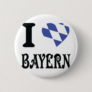 Badge Rond 5 Cm J'adore Bayern