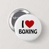 Badge Rond 5 Cm J'adore BOXING (Devant & derrière)
