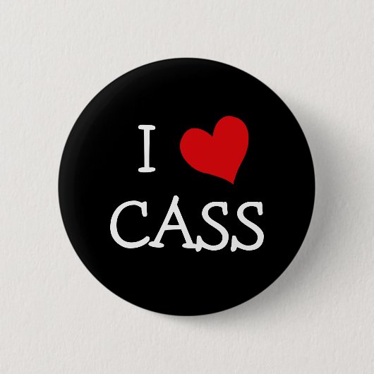 BADGE ROND 5 CM J'ADORE CASS (Devant)