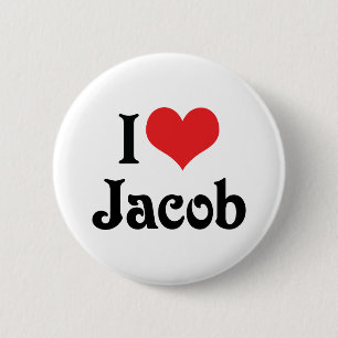 Badge Rond 5 Cm J'adore Jacob