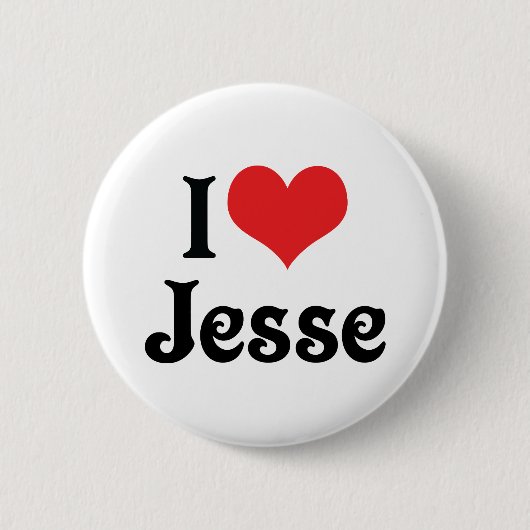 Badge Rond 5 Cm J'adore Jesse (Devant)