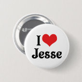 Badge Rond 5 Cm J'adore Jesse (Devant & derrière)
