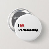 Badge Rond 5 Cm J'adore la percée (Devant & derrière)
