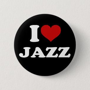 Badge Rond 5 Cm J'adore le jazz