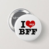 Badge Rond 5 Cm J'adore mon BFF (Devant & derrière)