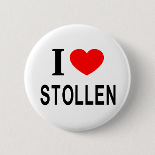 Badge Rond 5 Cm J'adore STOLLEN J'AIME STOLLEN JE ❤️ STOLLEN