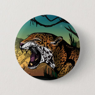 Badge Rond 5 Cm Jaguar