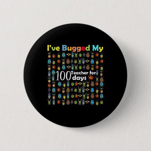 Badge Rond 5 Cm J'Ai Baché Mon Enseignant Pour 100 Jours De Cadeau