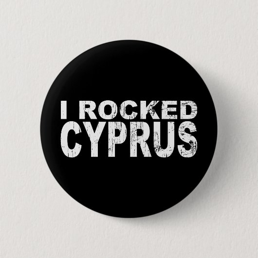 Badge Rond 5 Cm J'ai basculé la Chypre (Devant)