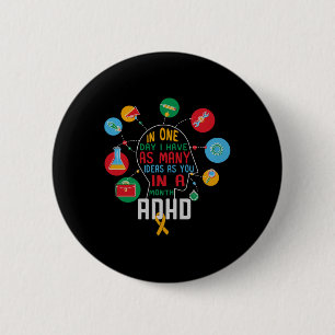 Badge Rond 5 Cm J'Ai Beaucoup D'Idées Et De Conscience Confort Cou