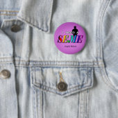 Badge Rond 5 Cm J'ai besoin d'un seme (En situation)