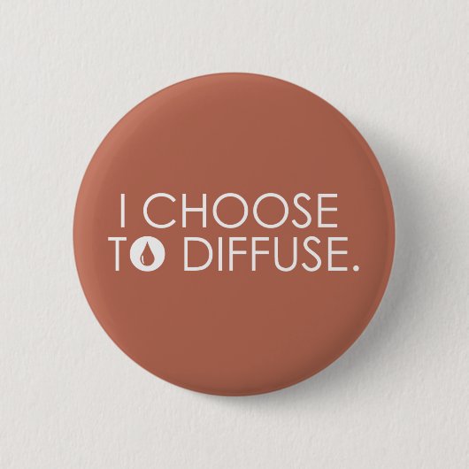 Badge Rond 5 Cm J'Ai Choisi De Diffuser (Devant)