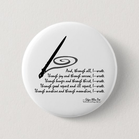 Badge Rond 5 Cm J'Ai Écrit (Devant)