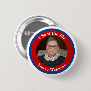 Badge Rond 5 Cm J'ai envoyé le vol - RBG