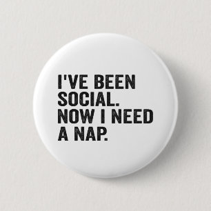 Badge Rond 5 Cm J'ai été social maintenant j'ai besoin d'un Autism
