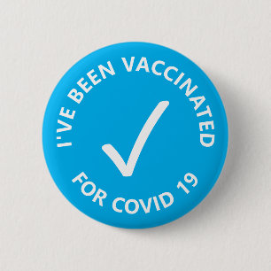 Badge Rond 5 Cm J'ai été vacciné pour la vaccination contre le vir