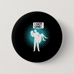 Badge Rond 5 Cm J'ai eu une drôle de cadeau de garçon manqué pour 