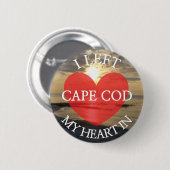 Badge Rond 5 Cm J'ai laissé mon coeur dans le bouton d'image de (Devant & derrière)