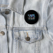 Badge Rond 5 Cm J'Ai Le Temps D'Écouter La Sensibilisation À La Pr (En situation)