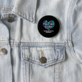 Badge Rond 5 Cm J'Ai Le Temps D'Écouter La Sensibilisation À La Pr (En situation)